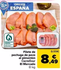carrefour - Filete De Pechuga De Pavo Al Pimenton El Mercado