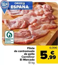 carrefour - Filete De Contramuslo De Pollo El Mercado