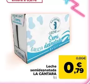 Cantero Letur - Leche Semidesnatada