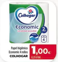 Colhogar - Papel Higienico Economic 4 Rollos