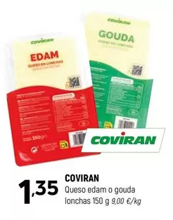 coviran - Queso Edam O Gouda Lonchas