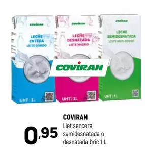 coviran - Llet Sencera, Semidesnatada O Desnatada Bric