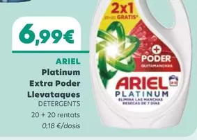 Ariel - Platinum Extra Poder Llevataques