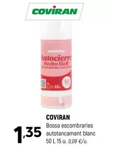 coviran - Bossa Escombraries Autotancament Blanc