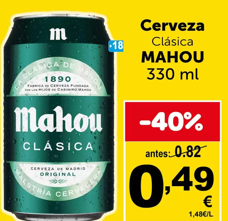 Mahou - Cerveza Clasica