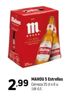Mahou - 5 Estrellas