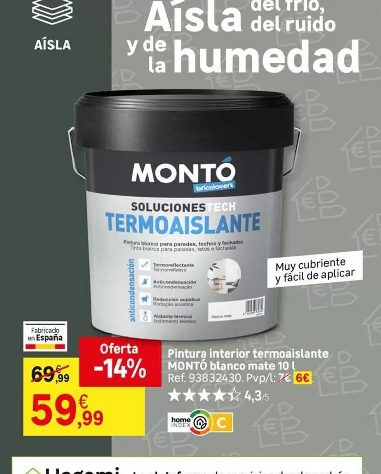 monto - Pintura Interior Termoaislante