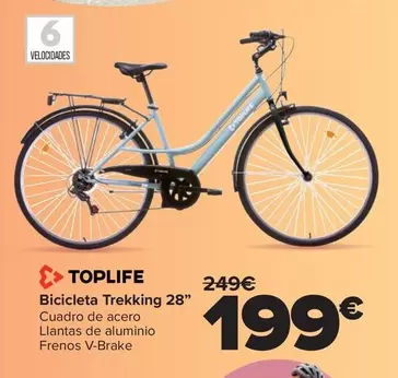 Toplife - Bicicleta Trekking 28"