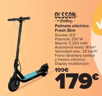 Olsson - Patinete Eléctrico Fresh Slim