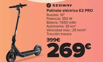 Segway - Patinete Eléctrico E2 Pro