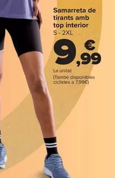 TEX - Camiseta Tirantes Con Top Interior