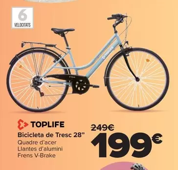 Toplife - Bicicleta Trekking 28"