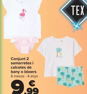 TEX - Camiseta Y Culetín O Bóxer