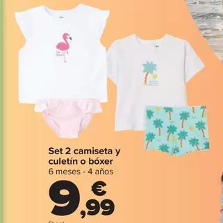 TEX - Camiseta Y Culetín O Bóxer