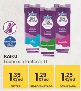 Kaiku - Leche Sin Lactosa Desnatada