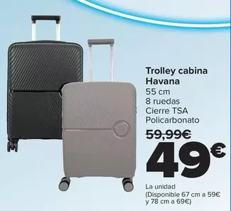 Carrefour - Trolley Cabina Havana