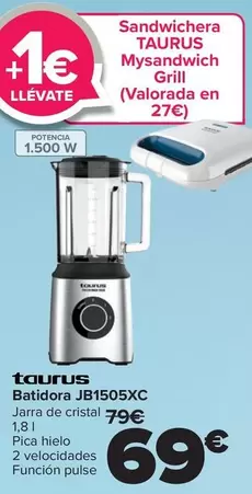 Taurus - Batidora JB1505XC