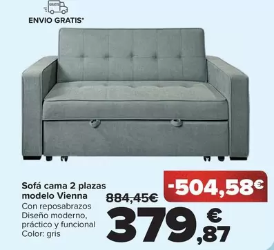 Sofá Cama 2 Plazas Modelo Vienna