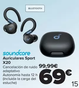 Soundcore - Auriculares Sport X20