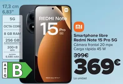 Xiaomi - Smartphone Libre Redmi Note 15 Pro 5g