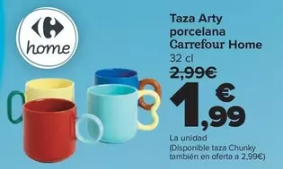 Carrefour Home - Taza Arty Porcelana