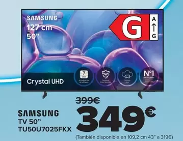 Samsung - Tv 50" Tu50u7025fkx