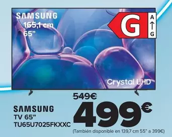 Samsung - Tv 65" Tu65u7025fkxxc