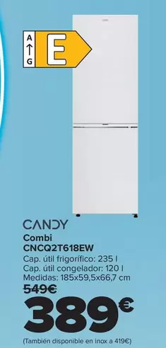 Candy - Combi Cncq2t618ew
