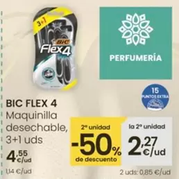 BIC Flex 4 - Maquinilla Desechable