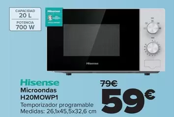 Hisense - Microondas H20mowp1