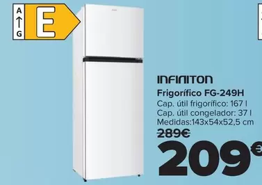 Infiniton - Frigorífico Fg-249h