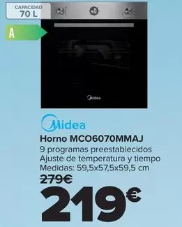 Midea - Horno Mco6070mmaj