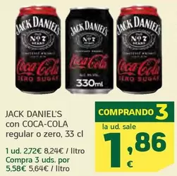 Jack Daniel's - Con Coca-Cola Regular O Zero