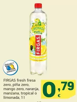 Firgas - Fresh Fresa Zero, Pina Zero, Manga Zero, Naranj, Manzana, Tropical O Limonada