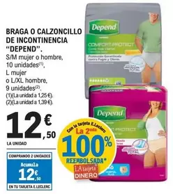 Depend - Braga O Calzoncillo De Incontinencia