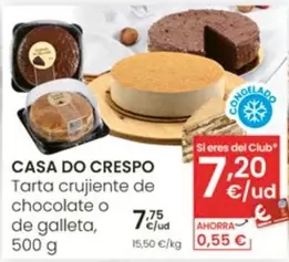 Casa Do Crespo - Tarta Crujiente De Chocolate O De Galleta