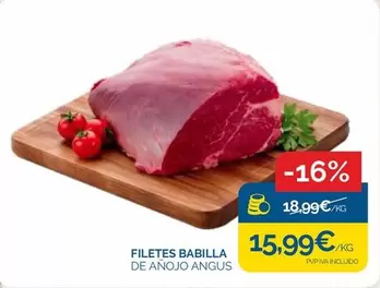 Filetes Babilla De Anojo Angus