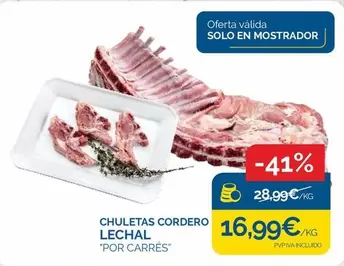 Solo - Chuletas Cordero Lechal