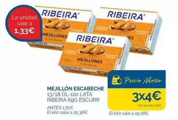 ribeira - Mejillones Escabeche