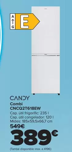 Candy - Combi Cncq2t618ew