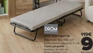 Dröm - Cama Plegable