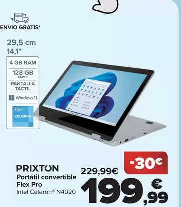 Prixton - Portátil Convertible Flex Pro