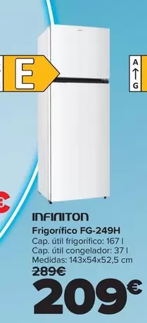 Infiniton - Frigorífico FG-249H