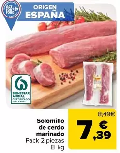 Solomillo De Cerdo Marinado