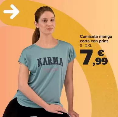 TEX - Camiseta Manga Corta Con Print