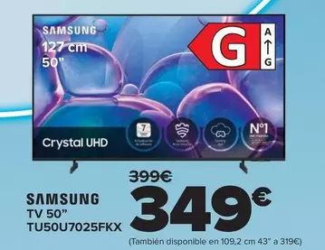 Samsung - Tv 50" Tu50u7025fkx