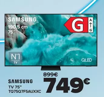 Samsung - Tv 75" Tq75q7f5auxxc