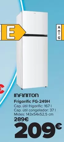 Infiniton - Frigorífico FG-249H