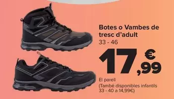 TEX - Bota O Deportivo Trekking Adulto