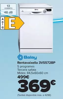Balay - Lavavajillas 3VS572BP